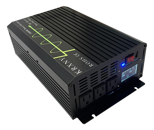 Inversor De Corriente De Onda Sinusoidal Pura Krxny 1000w Dc