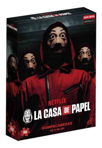 Rompecabezas Novelty La Casa De Papel 500 Piezas