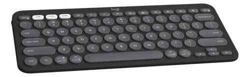 Teclado Logitech Pebble Keys 2 K380s 60% Bluetooth Grafito