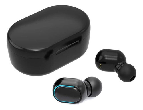 Audífonos True Wireless E7s Inalámbricos Cancelación De Ruid Negro