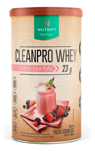 Cleanpro Whey Frutas Vermelhas - Nutrify 450g