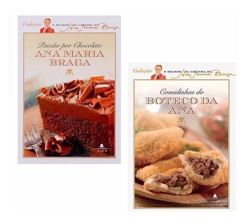 Coleção O Melhor Da Cozinha De Ana Maria Braga 2 Livros