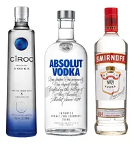 Comprar Vodka Cîroc 750ml + Absolut 750ml + Vodka Smirnorff 998ml