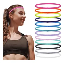 Comprar 12 Uds Bandas Elásticas Deportivas Delgadas Para El Cabello