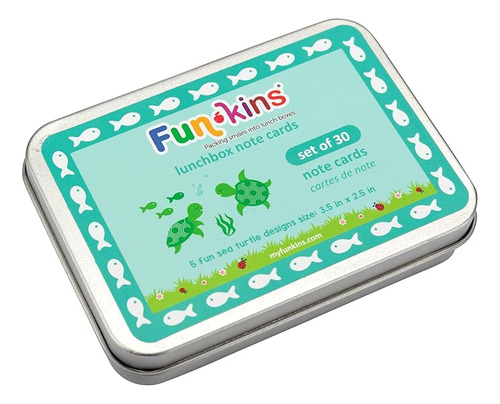 Funkins Fiambrera Escolar Para Niños Divertidas Tarjetas Par