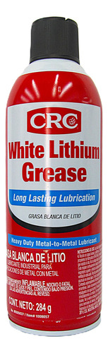 Grasa Blanca De Litio Lubricante Crc 12 Piezas 284g.