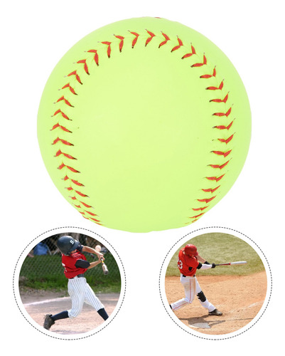 Pelota De Entrenamiento De Softball Sin Marcar De 12 Pulgada