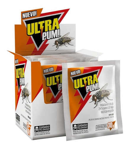 Insecticida Mosquicida Moscas Ultra Pum X 18 U Sobre X 30 G