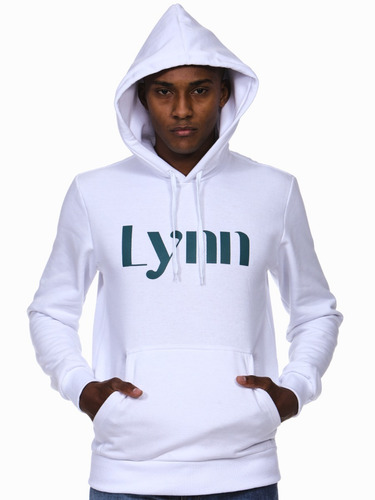 Imagem 2 de 7 de Moletom Masculino Canguru Capuz - Estampa Lynn