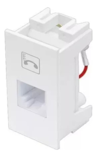 Módulo Tomada Conector Entrada Rj11 4 Vias Para Telefone