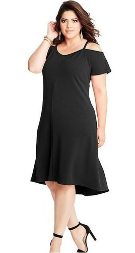 Vestido Dama Extra 3x Just My Size Negro Precioso