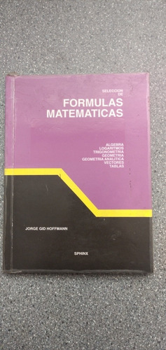Imagen 1 de 3 de Formulas Matematicas Jorge Gid Hoffmann