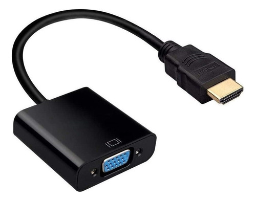 Hdmi A Vga Chapado En Oro Adaptador Conversor Macho A Hembra