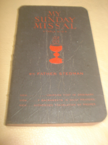 My Sunday Missal : Fr Joseph F Stedman 1956