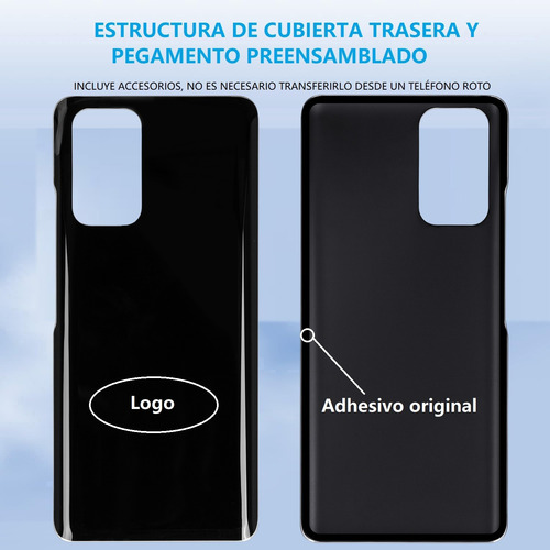 Tapa Trasera Para Xiaomi Redmi Note 10 Pro Cristal
