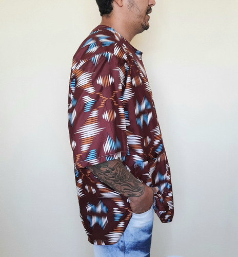 Imagem 3 de 6 de Blusa, Bata, Masculina, Tecido, Wilson