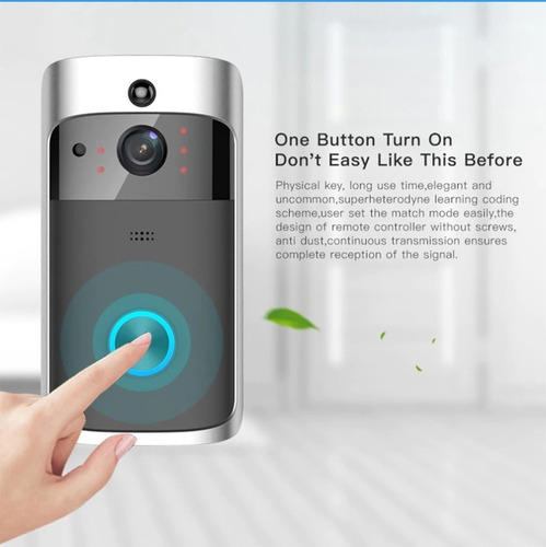 Video Portero Wifi Compatible Con Alexa Y Google Vshop