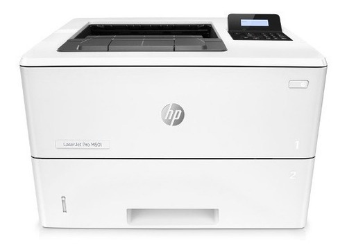 Impresora de red/dúplex HP Laserjet Mono M501dn, color blanco, 100 V - 127 V