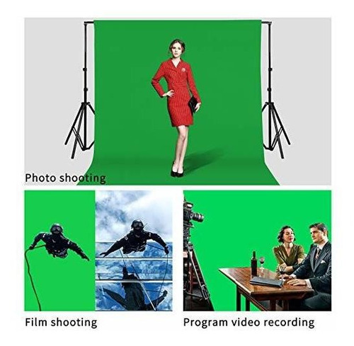 Imagen 5 de 6 de Fondos De Pantalla Verde, Tela De Fondo De Fotografía De Col