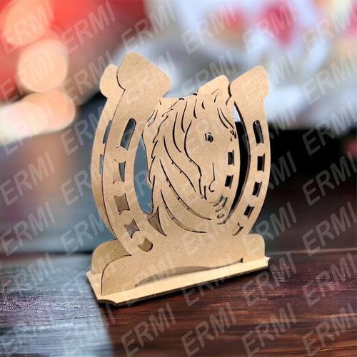 Paquete 14 Piezas Servilleteros Herraduras Vaqueros Mdf Herradura Caballo