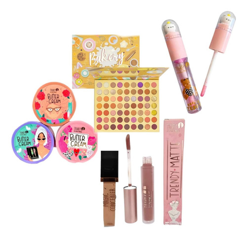 Kit Maquillaje Maraca Trendy 5 Productos 