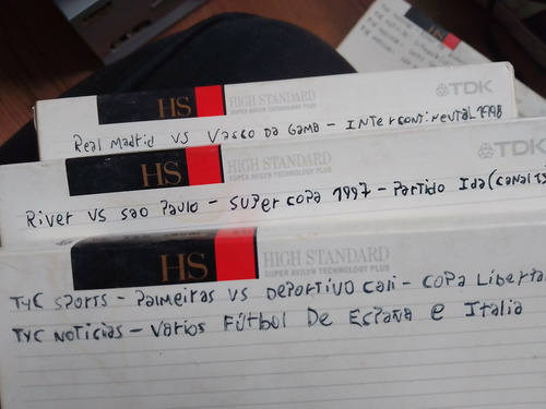 Compro Vhs Grabados Tv Deporte Futbol Basquet Automovilismo (Usado)
