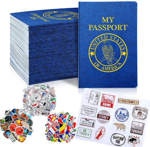 Juego De Libretas De Pasaporte De 696 Piezas, 48 Libretas