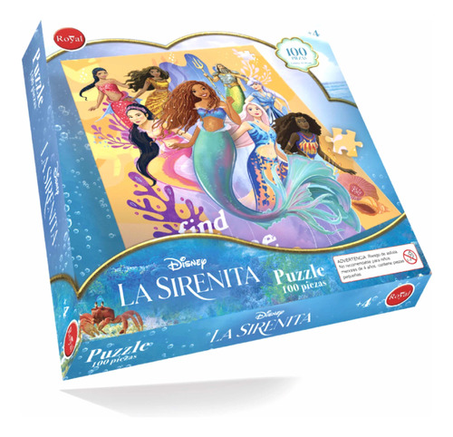 Puzzle Sirenita 100 Piezas - Disney