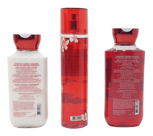 Imagen 3 de 3 de Japanese Cherry Blossom Bath & Body Works Kit De Regalo
