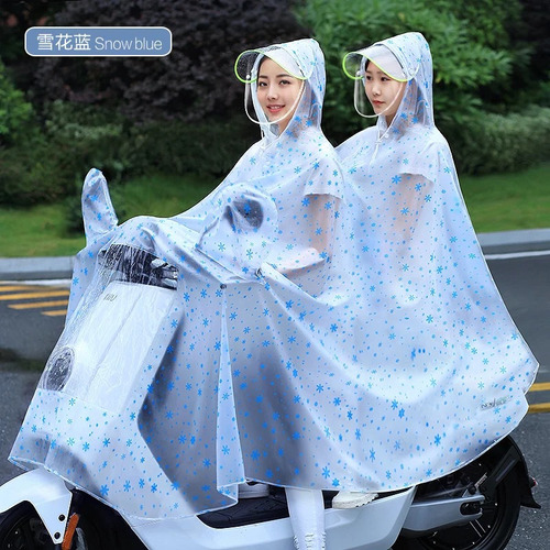 Chubasquero Para Coche Eléctrico, Doble Con Espejo, Con Form