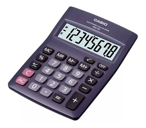 Calculadora De Escritorio Mini Casio Mw-8v 8 Digitos