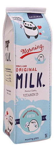 Lindo Estuche Para Lápices Milk: Novedoso Almacenamiento Par