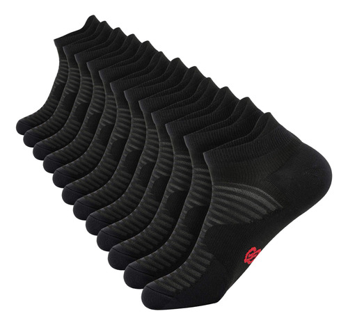 Calcetines Tobilleros De Compresion De Corte Bajo (6 Pares)