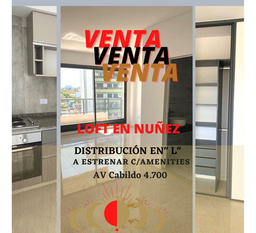 Nuñez, Loft, Dls 95.000,c/amenities