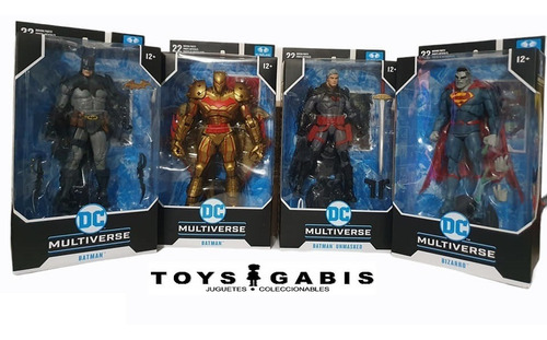 Dc Multiverse Mcfarlane Toys Set De 4 Figuras Batman Bizarro