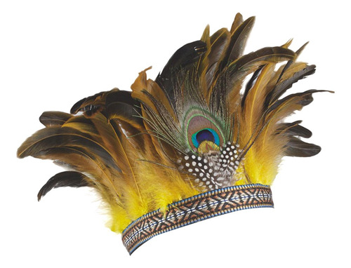Tocado De Plumas Compatible Con El Disfraz De Carnaval Niño