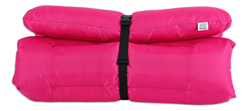 Cama Perro Pet2go® Portátil Viaje - Enrollable 90x65cm Color Rosa