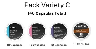 Cafe Keurig K-cups Coffee Lovers Pack 40 Capsulas