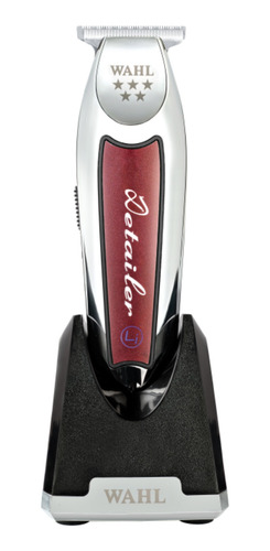 Recortadora Wahl Professional 5 Star Cordless Detailer Li plata y roja 110V/220V