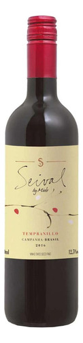 Vinho Brasileiro Tinto Seco Seival Tempranillo Miolo 750ml