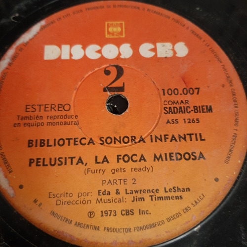 Simple Biblioteca Sonora Infantil Discos Cbs C17