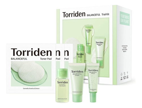 Torriden Balanceful Cica Trial Kit, Kit De Cuidado De La Pie