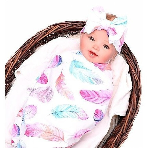 Galabloomer Baby Sleep Swaddle Blanket Grande Y Diadema Para