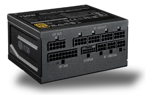 Fonte Cooler Master V750 Sfx 750w Pci-e 5.0 80 Plus Gold Preto