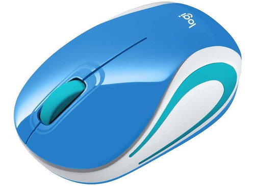 Imagem 2 de 5 de Mouse Logitech Optico Usb M187 Azul