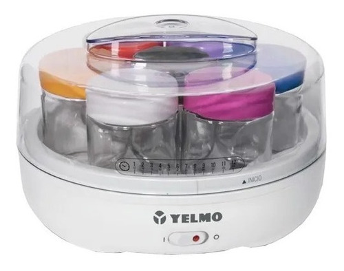 Yogurtera Yelmo Yg1700 7 Jarros De Vidrio 160ml 15w