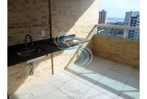 Imagem 3 de 30 de Apartamento Novo 2 Dormitórios Sendo 1 Suite - Praia Grande - Vila Caiçara - V1606