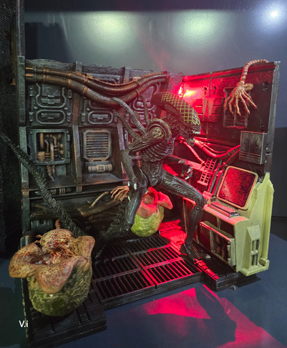 Maqueta Alien Para Neca O Figuras Similares. Escala 1/10