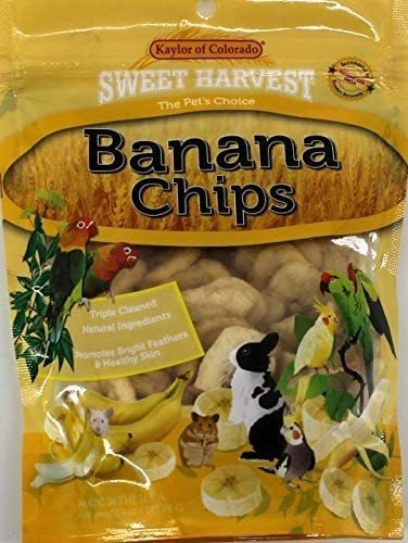 Sweet Harvest Banana Chips Treat, Bolsa De 4.0 Oz  Fruta Rea