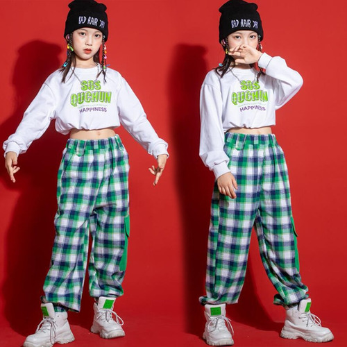 Ropa De Hip Hop Para Niños, Atuendos De K-pop, Blusas Cortas